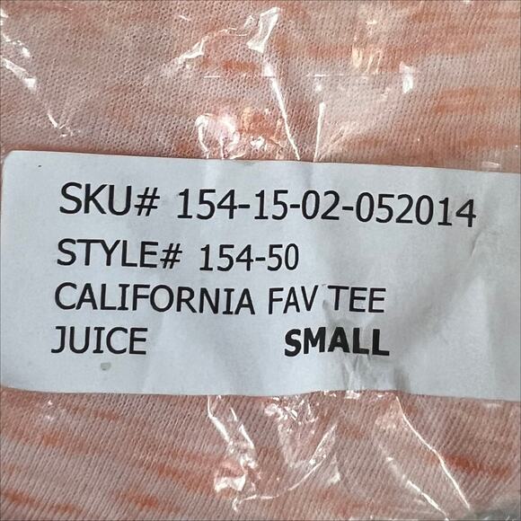 San Francisco City Lights California Fav Tee T-Shirt in Orange Size Small NEW - Picture 5 of 6